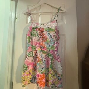 Lilly Pulitzer x Target Pink and Green Floral Kids Dress